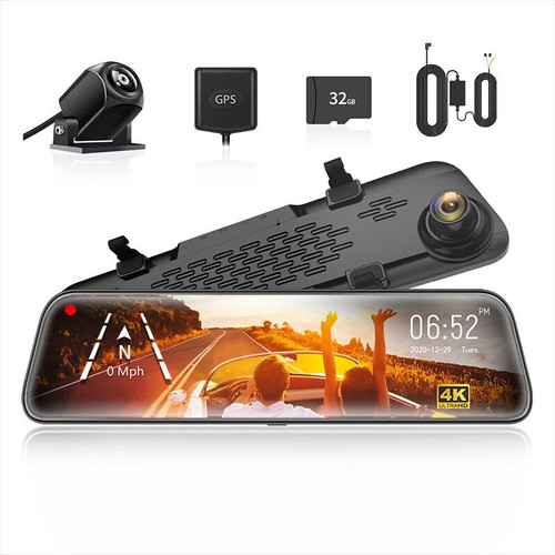 Wolfbox g840s wifi dash cam - 4k,