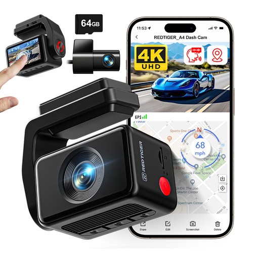 Redtiger dash cam - a4, and