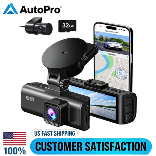 Car dash camera - 4k, front