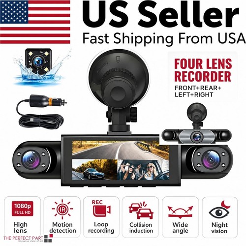 Channel dashcam 360 - 4-channel,