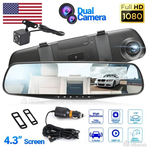 Rearview mirror dash cam - cam, 1080p